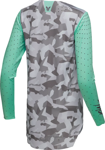 Thor Sportmode Enduro női póló, Shadow Green, Gray, XS, 6, nordicamoto.ro