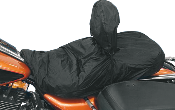 Seat Rain Cover With Driver Backrest Cover Black Standard, 2, nordicamoto.ro