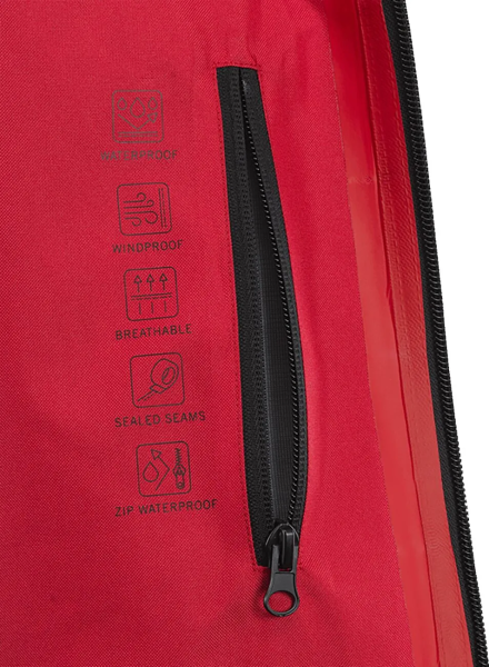 Women's Corpo Rain Jacket Red, Black  S, 3, nordicamoto.ro