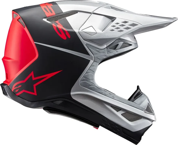 Alpinestars Supertech M10 sisak, fluoreszkáló narancssárga színben, L-es méretben, 2, nordicamoto.ro
