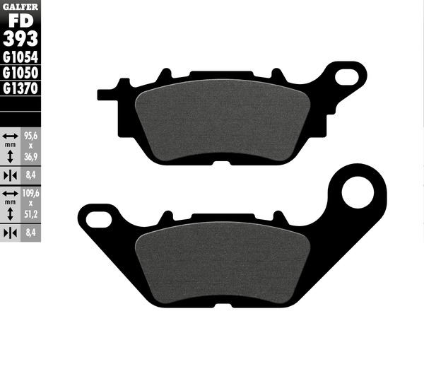 Semi-metallic Brake Pads, 1, nordicamoto.ro