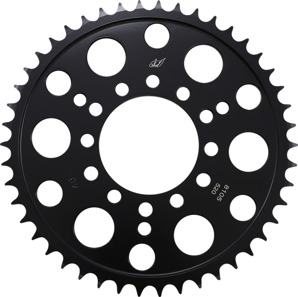 Lightweight Steel Sprocket Black, Zinc, 2, nordicamoto.ro