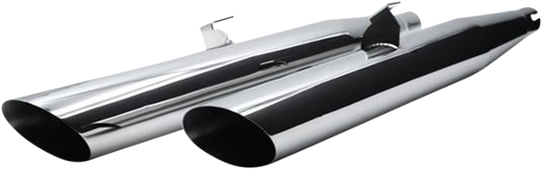 Bomber Slip-on Mufflers Polished, 2, nordicamoto.ro