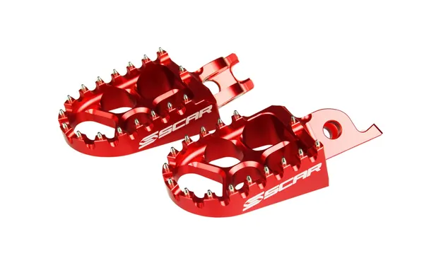 Evolution Racing Footpegs Red, 1, nordicamoto.ro