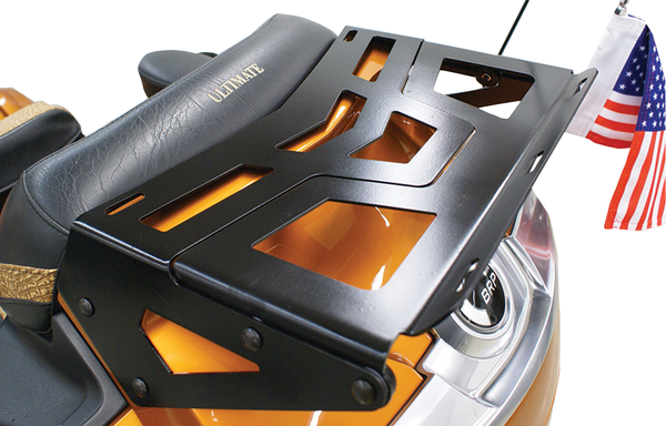 Expandable Luggage Rack Black, 3, nordicamoto.ro