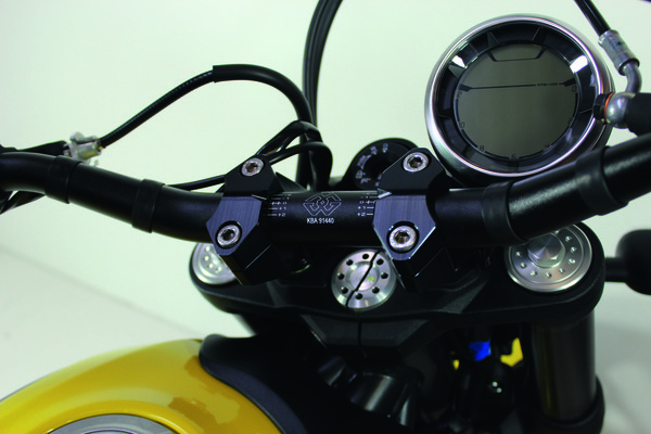 2d.gt Handlebar Risers Black, 1, nordicamoto.ro