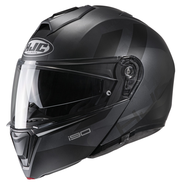 Casca HJC i90 Syrex Alb Rosu S, 5, nordicamoto.ro