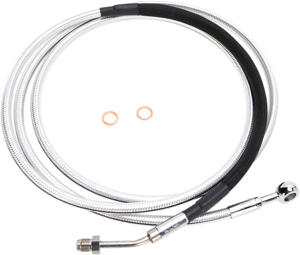 Alternate Length Hydraulic Clutch Line Chrome, 1, nordicamoto.ro
