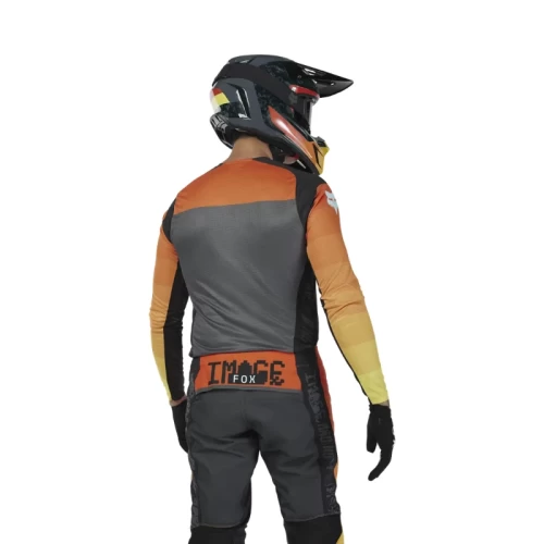 Fox MX-Flexair Grid póló, fekete/narancssárga, M, 6, nordicamoto.ro