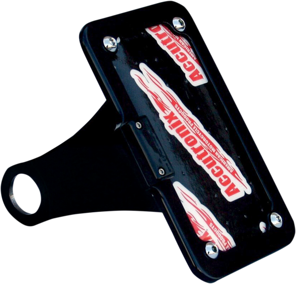 Side Mount License Plate With Led Tag Light White, 1, nordicamoto.ro