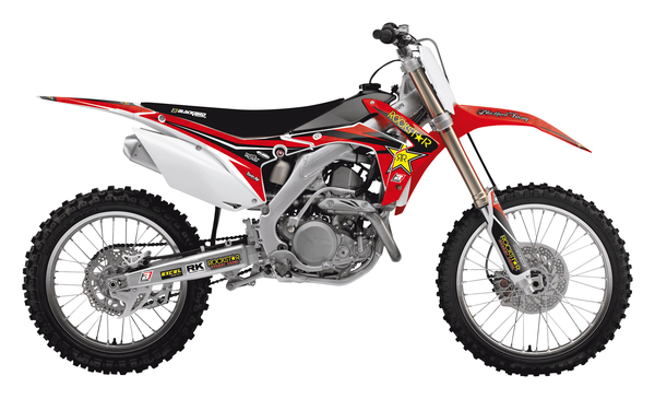 Rockstar Energy Graphic + Seat Cover Kit For Husqvarna Black, Blue, White, Yellow, 3, nordicamoto.ro
