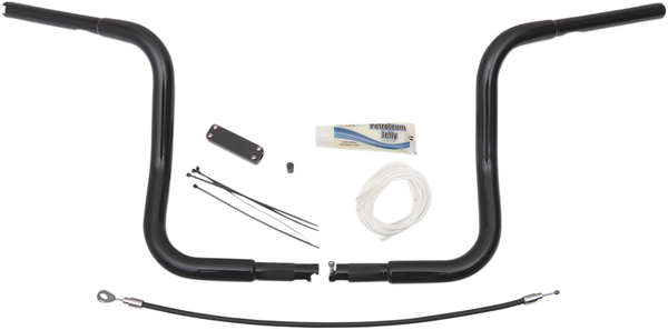 1-1/4(r) Ez Install Round Top Handlebar Kit Black, 3, nordicamoto.ro