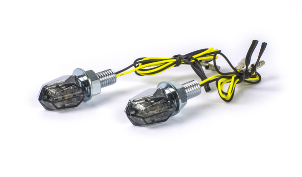 Universal E-marked Rear Led Indicator Light Chrome, 1, nordicamoto.ro