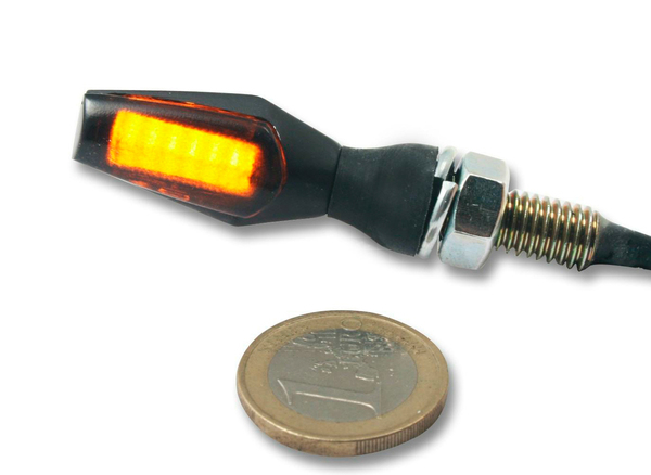 Cob Led Turn Signal Light Black, 1, nordicamoto.ro