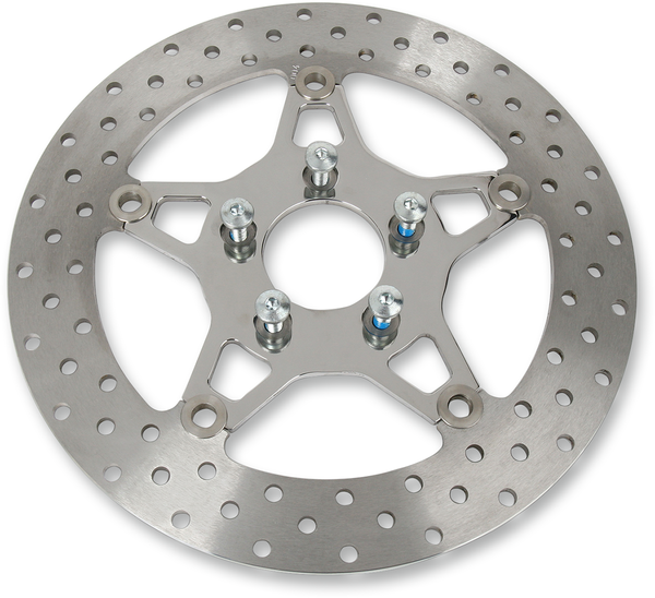 Fsd Series Stainless Steel Front Brake Rotor For Big Twins Polished, 1, nordicamoto.ro