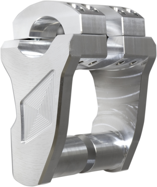 Patriot Series Pivoting Handlebar Riser Silver, 1, nordicamoto.ro