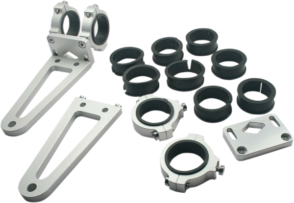 Headlight Brackets Silver, 1, nordicamoto.ro