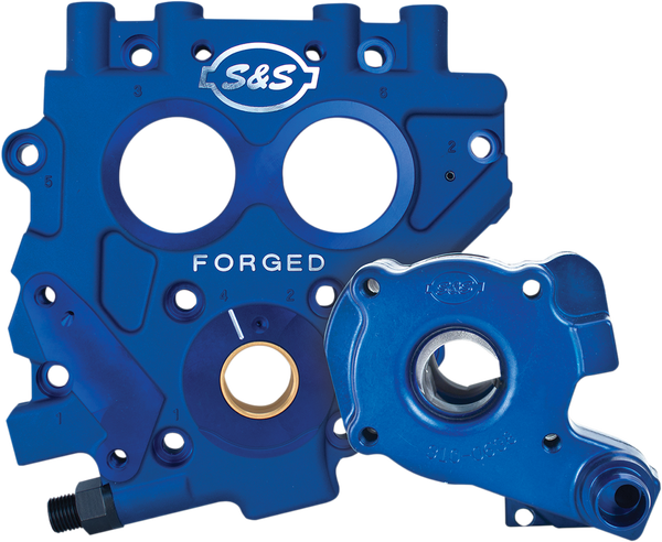 Tc3 Oil Pump And Cam Support Plate Kit Blue, 1, nordicamoto.ro
