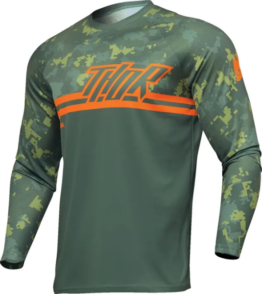 Tricou Thor Sector Digi Green 4XL, 1, nordicamoto.ro