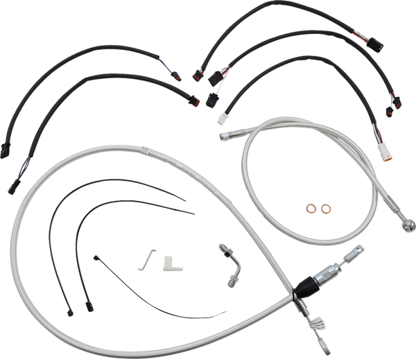 Sterling Chromite Ii® Designer Handlebar Installation Kit Silver, 1, nordicamoto.ro