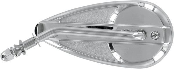 Teardrop Mirror Chrome, 1, nordicamoto.ro