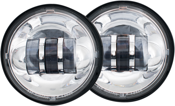 4.5(r) Led Passing Lamps Chrome, 2, nordicamoto.ro
