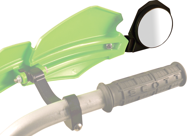 Star Series Mirror Black, Green, 1, nordicamoto.ro