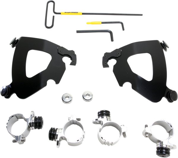 Gauntlet Fairing Trigger-lock Hardware Kit Black, 1, nordicamoto.ro