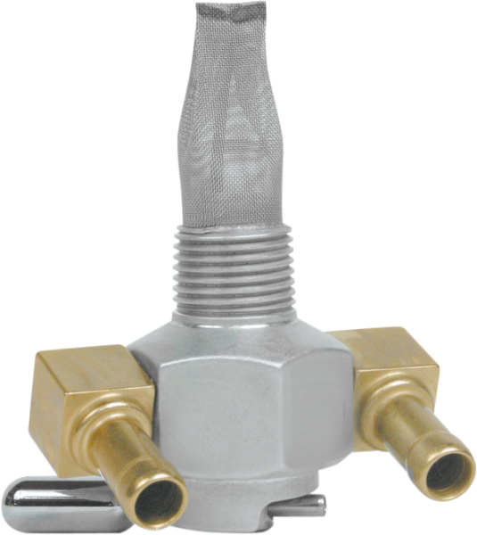 Power-flo Fuel Valve Silver, 1, nordicamoto.ro