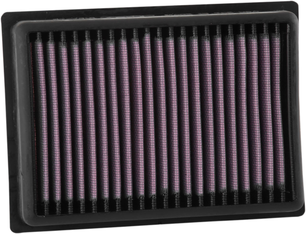 High-flow Air Filter Black, Red, 1, nordicamoto.ro
