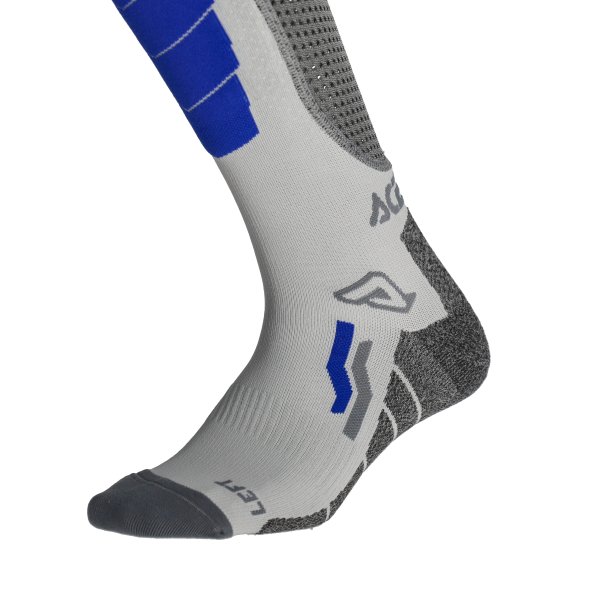 Acerbis X-LEG VENTED PRO hosszú zokni, szürke/piros, L/XL, 13, nordicamoto.ro