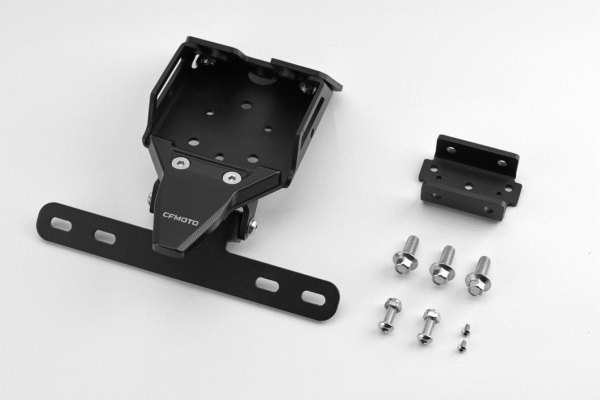 CFMOTO 675NK / 675SR-R rendszámtartó – FEKETE, 1, nordicamoto.ro