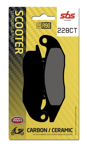 Ct Scooter Carbon Tech Organic Brake Pads, 1, nordicamoto.ro