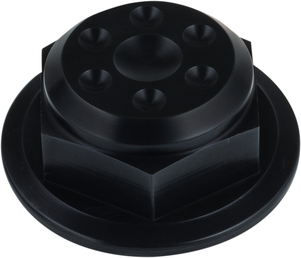 Steering Stem Nut Anodized Black, 1, nordicamoto.ro