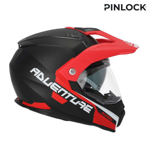 Acerbis Flip FS-606 teljes arcú sisak 22-06 szürke/piros M, 5, nordicamoto.ro