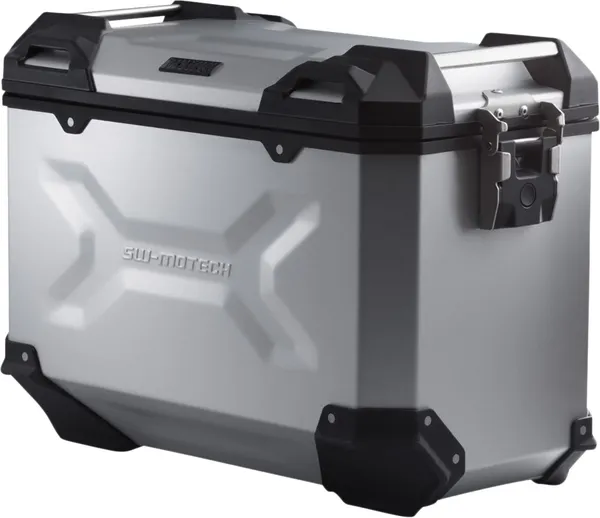 SW-Motech TRAX ADV L 45 L jobb oldali alumínium oldaltáska, ezüst, 49x28x37 cm, ALK.00.733.10000R/S L, 1, nordicamoto.ro