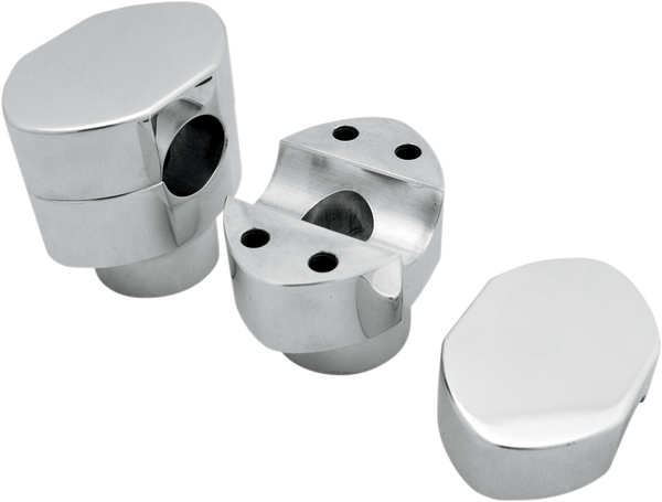 Springer Handlebar Riser Kit Silver, 1, nordicamoto.ro