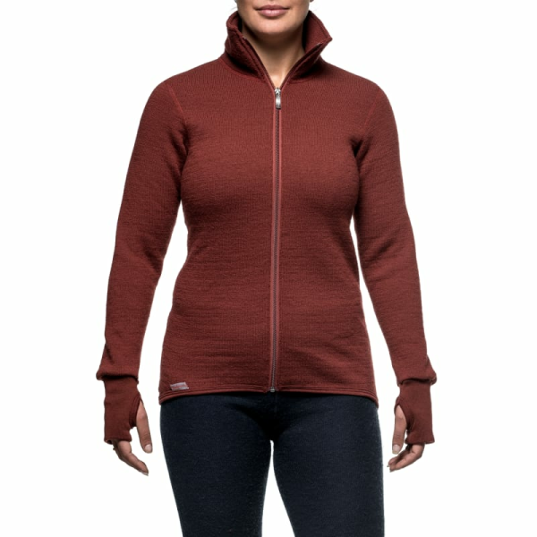 Woolpower Full zip 400 Merino Mid layer Jacket rust red S, 6, nordicamoto.ro