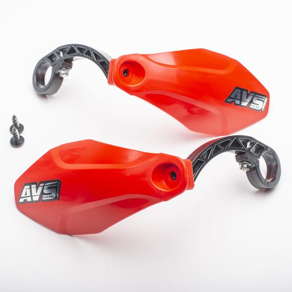 Handguards Kit Plastic Red, 1, nordicamoto.ro