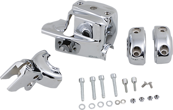 Handlebar Control Cover Kit Silver, 2, nordicamoto.ro