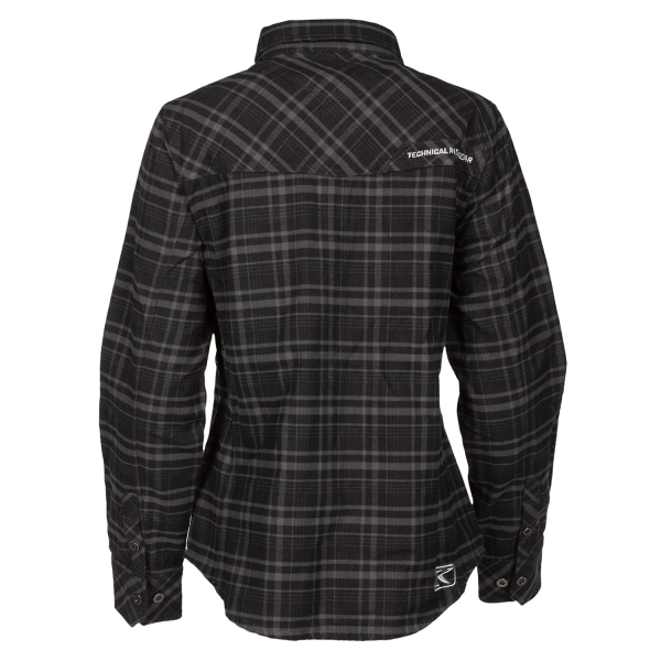 Camasa Dama Klim Upland Flannel Black - Asphalt, 14, nordicamoto.ro