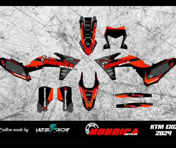 NordicaMoto KTM EXC 24–25 matricakészlet, 1, nordicamoto.ro