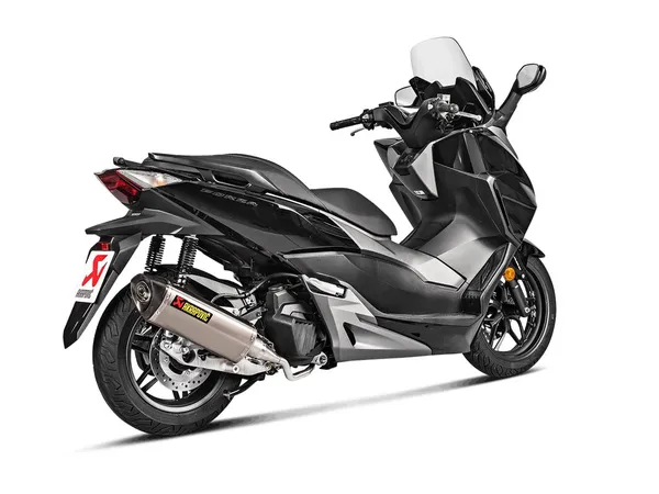 Racing Line Full Exhaust System Scooter Silver, Black, 2, nordicamoto.ro