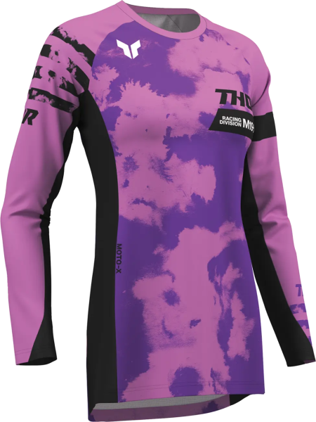 Thor Launchmode Bleach női póló – Lila/Fekete – M-es méret, 1, nordicamoto.ro