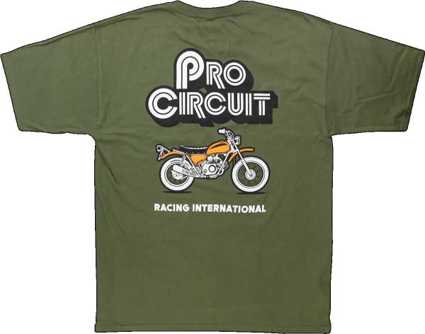 Pit Bike T-shirt Green S, 2, nordicamoto.ro
