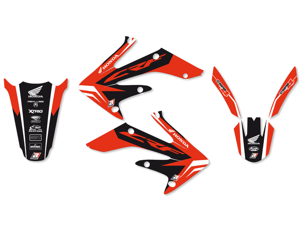 Dream 4 Graphics Kit Black, Orange, Red, White, 2, nordicamoto.ro