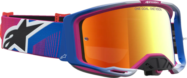 Alpinestars Vision 8 Maven síszemüveg – piros/fekete/színezett lencse, 3, nordicamoto.ro