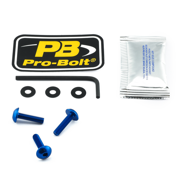 Screen Bolt Aluminium Blue, 1, nordicamoto.ro