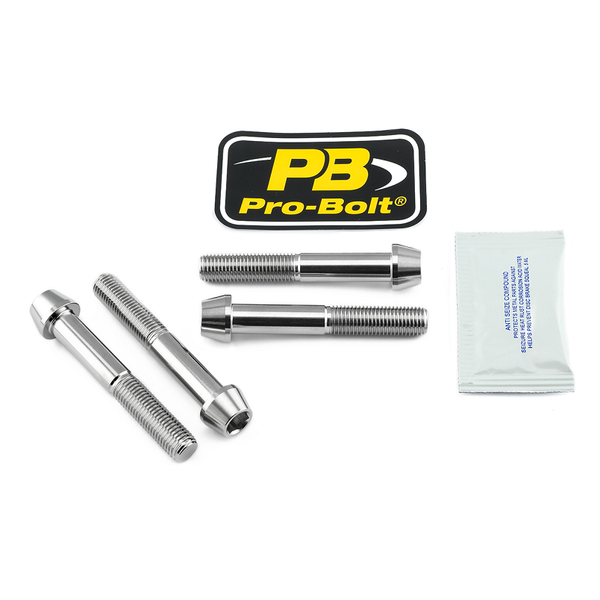 Brake Caliper Mount Kit Silver, Stainless Steel, 1, nordicamoto.ro