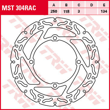 Disc frana fata TRW SUZUKI RMZ 250 '07-'09/RMZ 450 '05-, 1, nordicamoto.ro